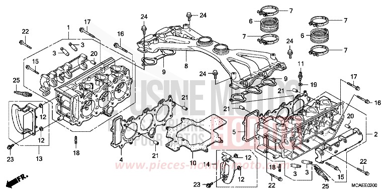 CULASSE for Gold Wing CANDY PROMINENCE RED (R342) from 2016